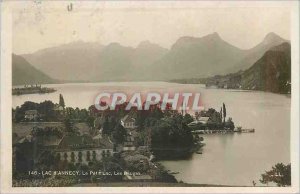 Modern Postcard Lake Annecy Le Petit Lac The Bauges