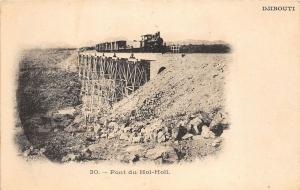 B91652 djibouti africa railway station train Bridge hol hol pont du hol holl