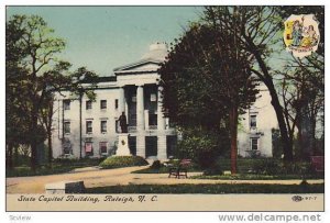 Exterior, State Capitol Building, Raleigh, Nort Carolina,  PU-00-10s