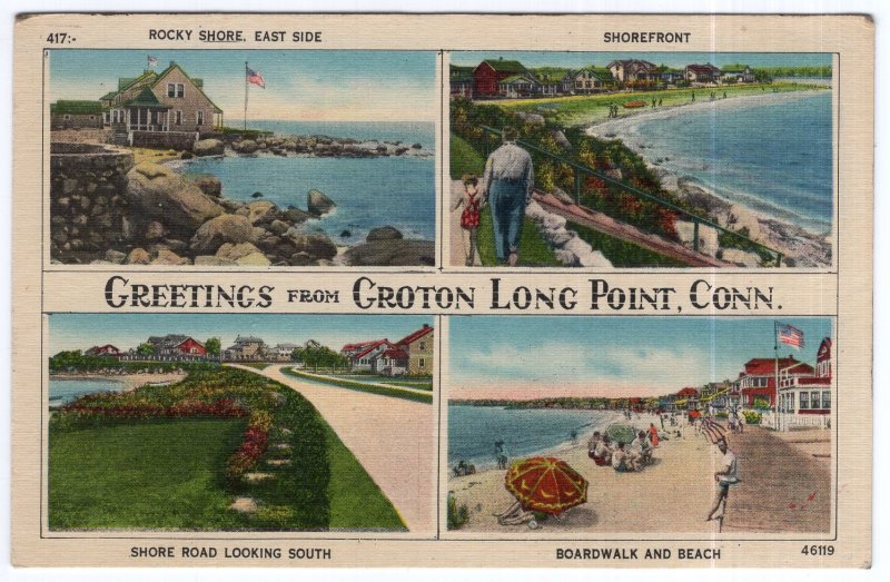 Greetings from Groton Long Point, Conn.