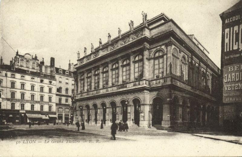 france, LYON, Le Grand Theatre (1920s) Theater