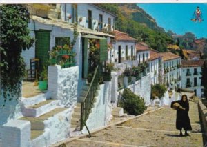 Spain Malaga Gibralfaro Street Scene