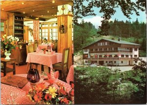 postcard France - Le Collet Hotel and Restaurant - Xongrupt-Longemer Vosges