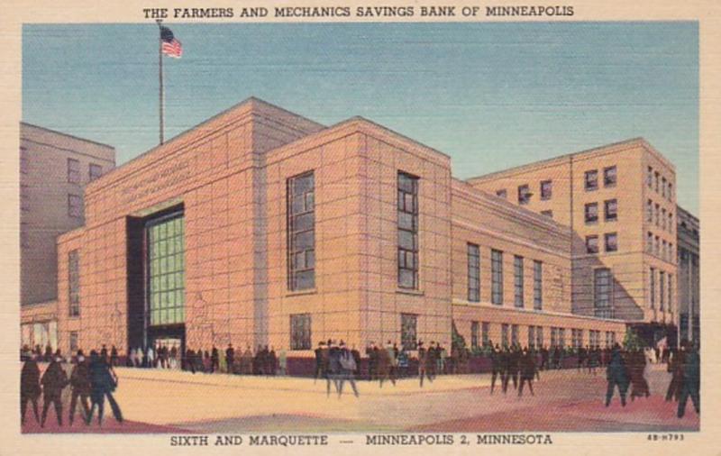 Minnesota Minneapolis The Farmers and Mechanics Savings Bank Curteich