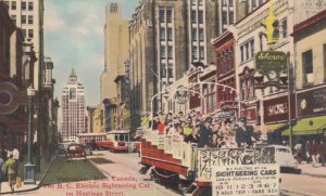 Canada British Columbia Vancouver Electric Sightseeing Car 1949 sk3058