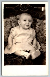 RPPC  Adorable Baby Picture    - Real Photo Postcard  c1930