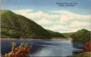 Tennessee Watauga Dam and Lake Eastern Tennessee Curteich