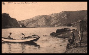 La Meuse et les Rochers de Fidevoie,Yvoir,Belgium BIN