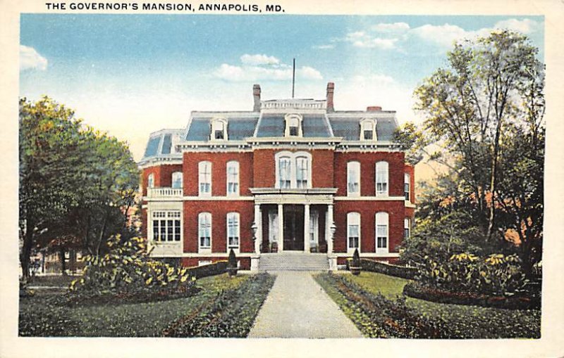 Governor's Mansion Annapolis, Maryland MD