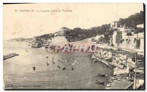 Postcard Old Marseille Corniche Anse du Prophete