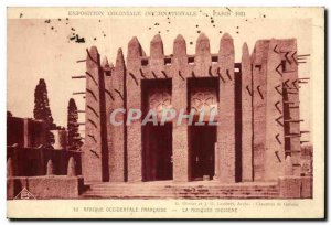 Old Postcard International Colonial Exposition Paris 1931 AoF native Mosque