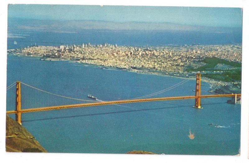 Golden Gate Bridge San Francisco CA Aerial View 