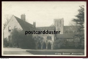 dc423 - ENGLAND Winchester 1910s Deanery. Real Photo Postcard