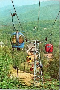 Beech Mountain, NC North Carolina LAND OF OZ PARK Gondola Tram Ride 4X6 Postcard