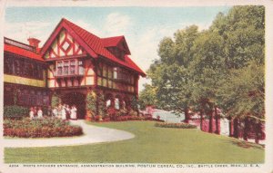 Administration Bldg., Postum Cereal Co., Battle Creek, MI, Early Postcard