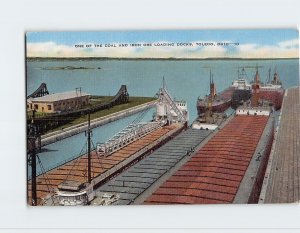 Postcard One Of The Coal And Iron Ore Loading Docks, Toledo, Ohio