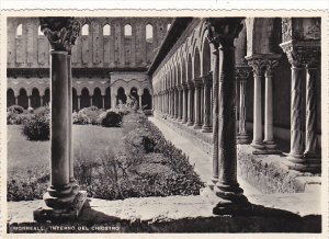 Italy Monreale Interno del Chiostro Real Photo