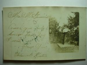 pre-1907 rppc WOMAN RAISES HER DRINKING CUP Postcard y8327