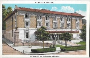 Fordyce Baths Hot Springs National Park Arkansas