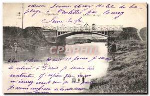 Old Postcard The Red Bridge Veulettes