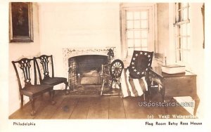 Flag Room - Philadelphia, Pennsylvania PA Postcard