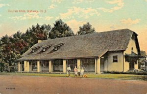 RAHWAY NEW JERSEY~ILDERAN OUTING CLUB 1913 POSTCARD