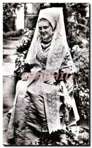 Old Postcard IThe De Re (Ms. Ch) Rétaise suit Mariee Folklore Costume