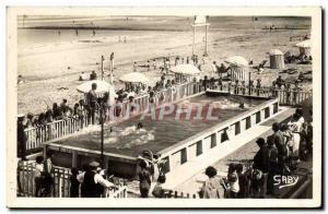 Old Postcard Cabourg Pool