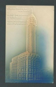 1907 Post Card NYC The Singer (Sewing Machines) Bldg W/Data 42 Stories/612 Ft---