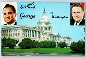 Alabama Postcard George Wallace Governor Lieutenant Political Advertisement 1960