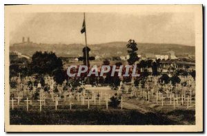 Old Postcard Verdun Military Cemetery Faubourg Pave the largest in the Region