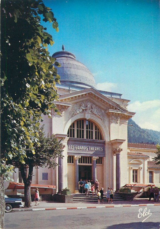 France Postcard La Bourboule L'entree des Grands Thermes