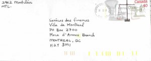 Entier Postal Stationery Postal Justice Canada Balance