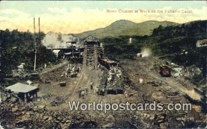 Stone Crusher at Work Panama Canal Panama 1917 