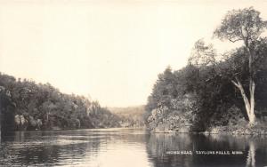 Taylors Falls Minnesota~Indian Head~Peaceful River Scene~c1910 RPPC Postcard