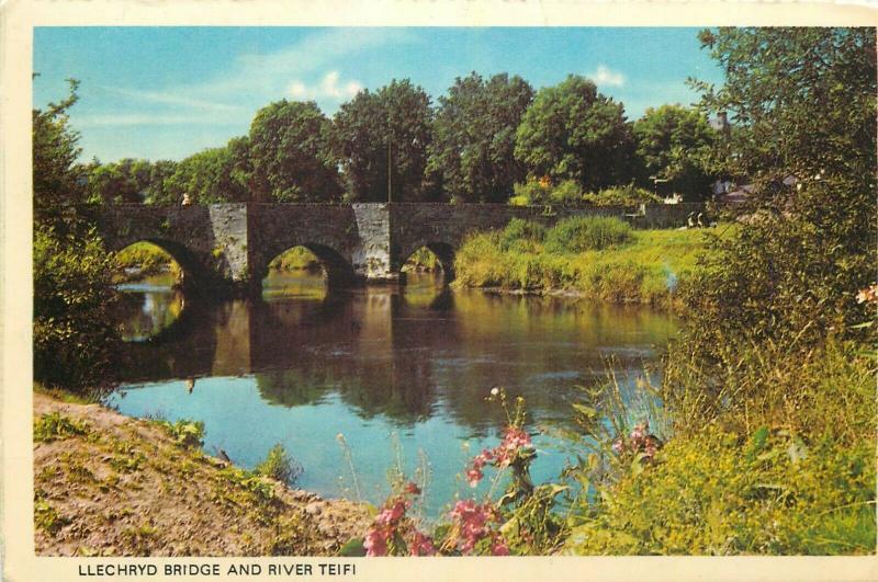 Llechryd Bridge and river Teifi