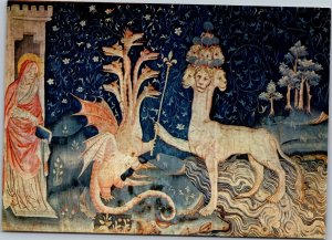 Postcard ART Chateau D'Angers Tapestry of the Apocalypse