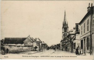 CPA Env. de COMPIEGNE - Ribecourt avant le passage l'armée Allemand (120821)