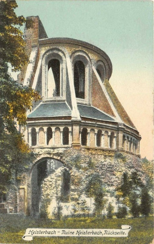 Oberdollendorf Germany c1910 Postcard Heisterbach Ruine Ruckseite Ruins Abbey