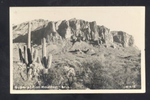 RPPC SUPERSTITION MOUNTAIN MT. ARIZONA VINTAGE REAL PHOTO POSTCARD