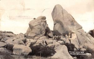 Willcox Arkansas Texas Canyon Real Photo Antique Postcard K17278