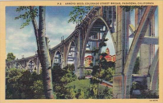 Arroyo Seco Colorado Street Bridge Pasadena California