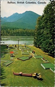 Golfland Mini Golf Balfour BC Nelson British Columbia Unused Postcard H38