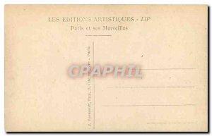 Old Postcard Panorama Paris Tuileries and Carrousel Arc de Triomphe