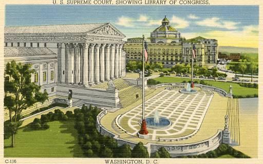 DC - Washington, U S Supreme Court & Library of Congress