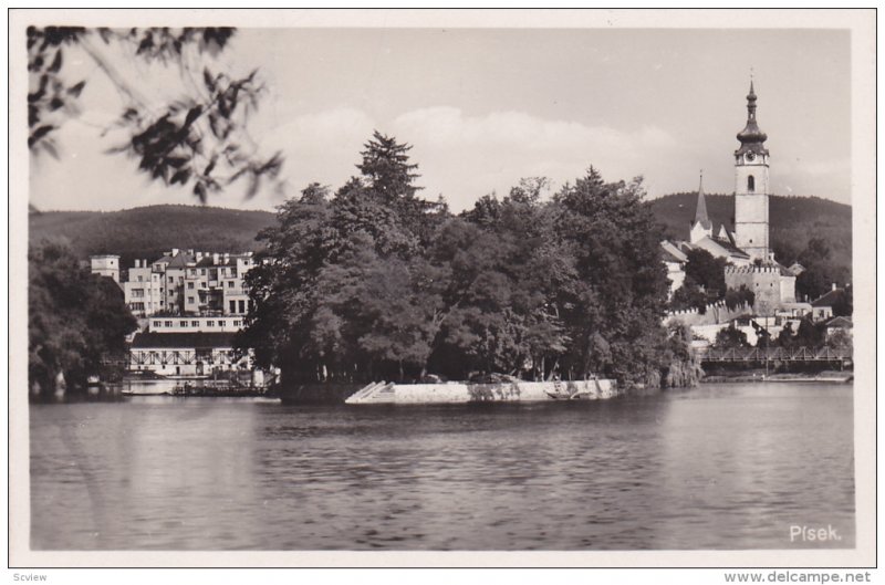 RP, Partial Water Scene, Pisek, Czech Republic, 1920-1940s