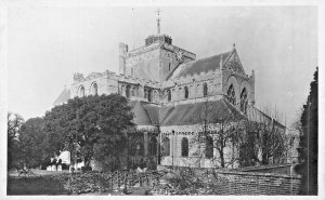 HAMPSHIRE ENGLAND~ROMSEY ABBEY-NOTE AS CHRIST CHURCH PRIORY~REAL  PHOTO POSTCARD