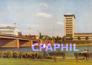 Modern Postcard Frankfurt am Main
An der Friedensbrücke AEG