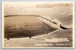 Pasadena Rose Bowl Stadium California RPPC c1939 Real Photo Postcard B44