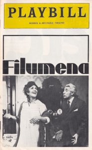 Filumena Morris A Mechanic Baltimore Joan Plowright Theatre Playbill